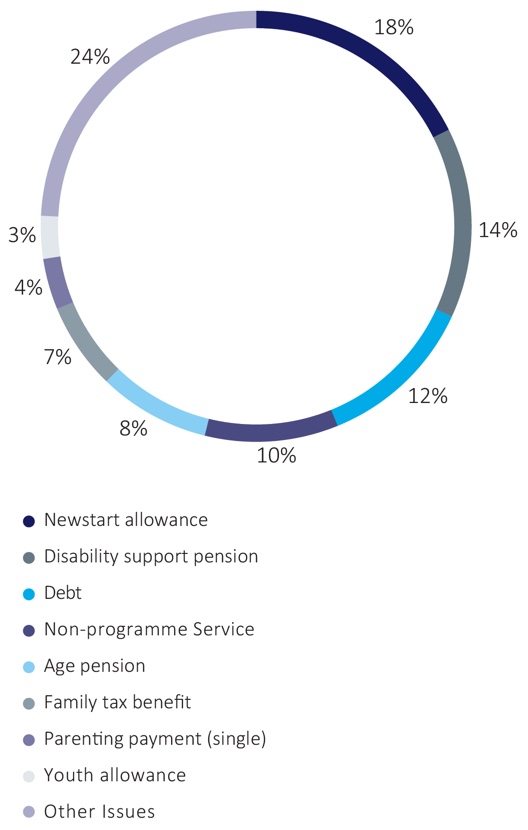 Figure 6-Centrelink complaint issues